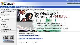  Windows XP Professional x64 Edition 