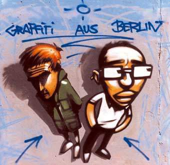 Граффити из Берлина. Фото с сайта http://www.schmuddelrot.de