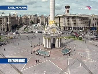 Майдан Незалежности. Кадр телеканала "Россия"  Майдан Незалежности. Кадр телеканала "Россия"