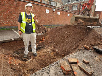Раскопки в Лестере. Фото с сайта thisisleicestershire.co.uk
